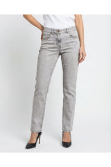 Women's Light Grey Skinny Denim Trousers