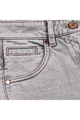 Women's Light Grey Skinny Denim Trousers