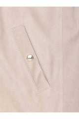 Men's Beige Leather Sleeveless Jacket