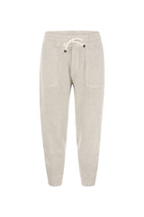 Men's Light Grey Ribbed Trousers