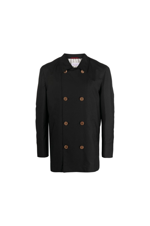 Brunello Cucinelli Men's Black Double Breasted Jacket