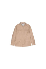 Brunello Cucinelli Men's Beige Cotton Utility Jacket