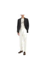 Men's Black Linen Tailored Blazer