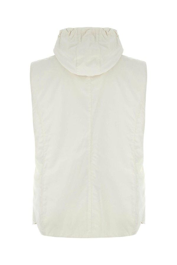 Men's Off White Hooded Jacket