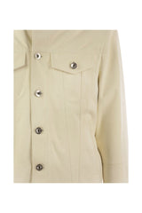 Men's Cream Tailored Cotton Jacket