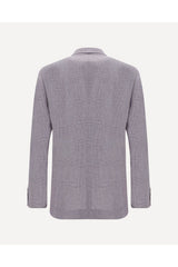 Men's Lavender Wool Linen Blazer