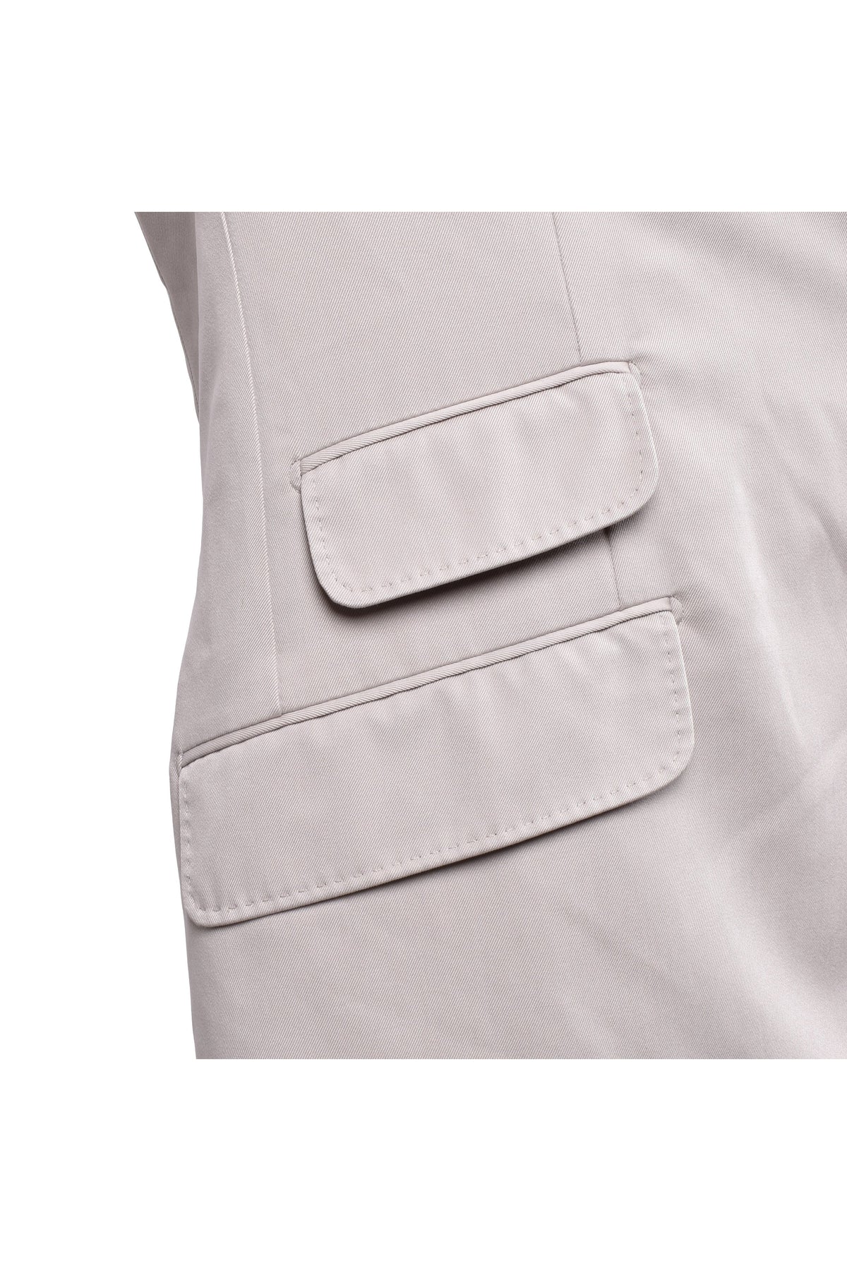 Men's Beige Silk Tailored Suit