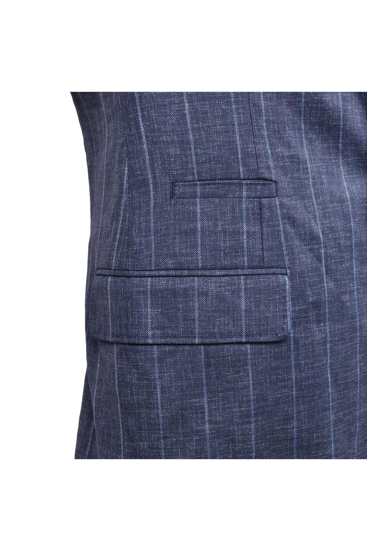 Men's Blue Virgin Wool Suit