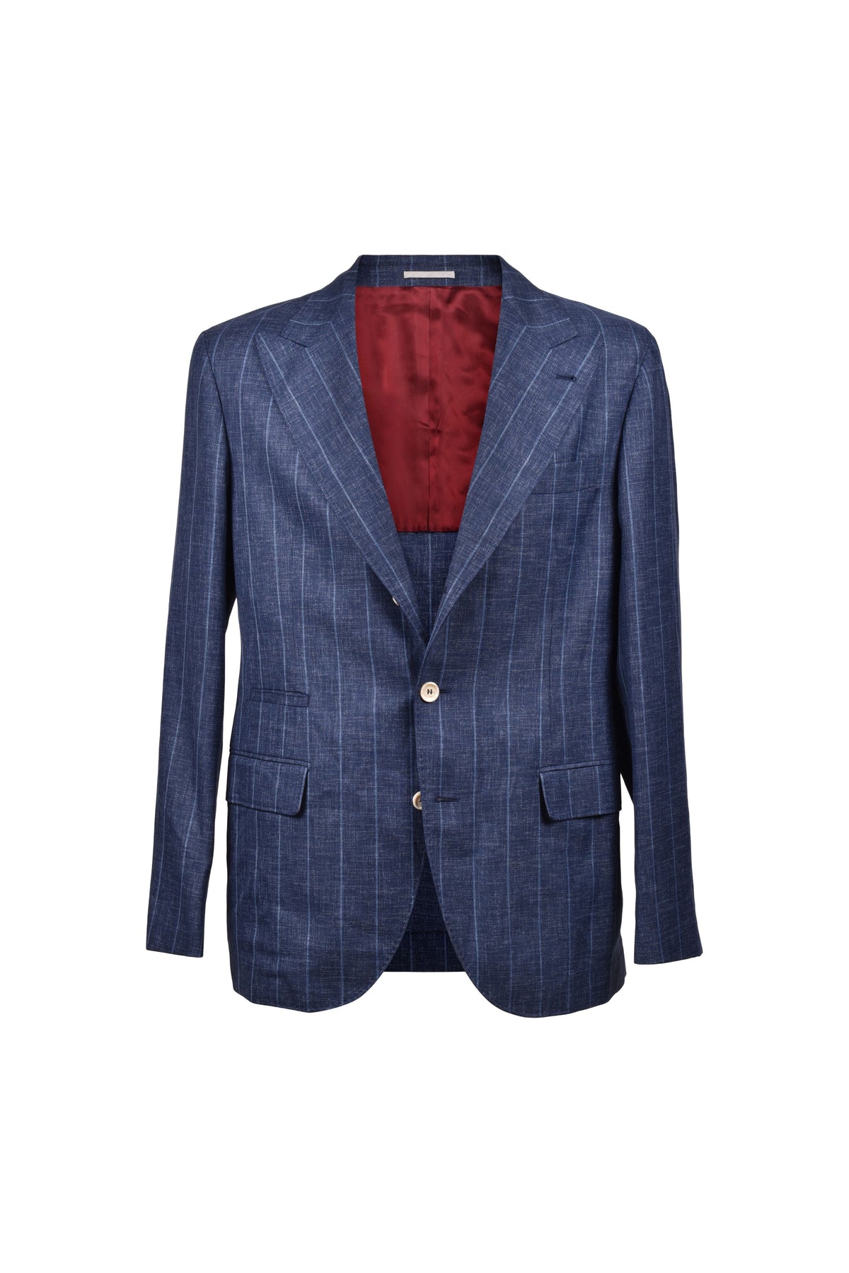 Men's Blue Virgin Wool Suit