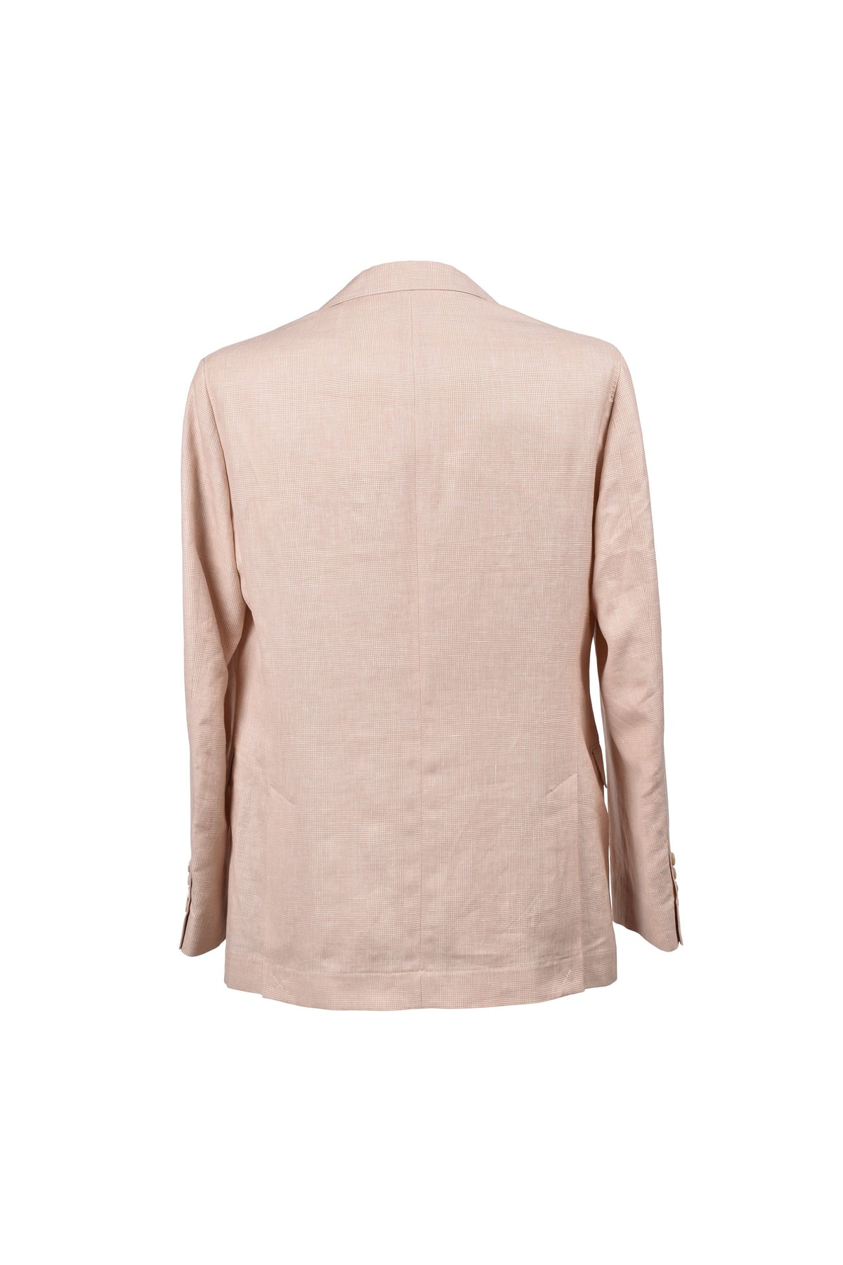 Men's Light Pink Wool Linen Suit