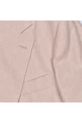 Men's Light Pink Wool Linen Suit