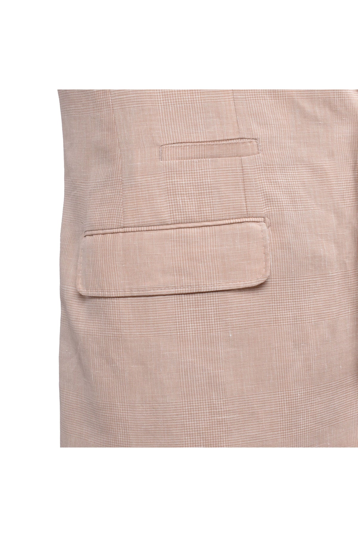 Men's Light Pink Wool Linen Suit