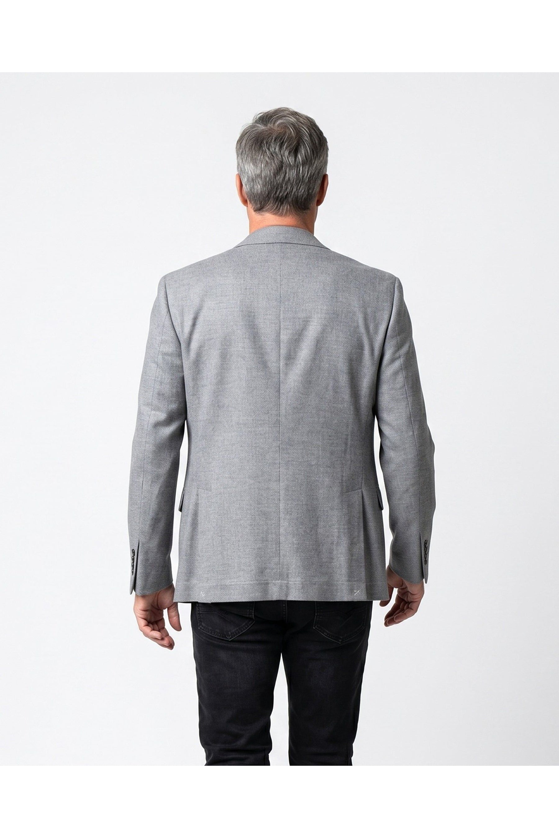 Brunello Cucinelli Men's Grey Cashmere Tailored Blazer