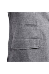 Brunello Cucinelli Men's Grey Cashmere Tailored Blazer