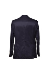 Men's Navy Tailored Cotton Blazer