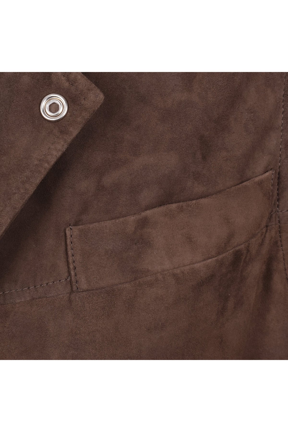 Men's Brown Suede Sleeveless Jacket