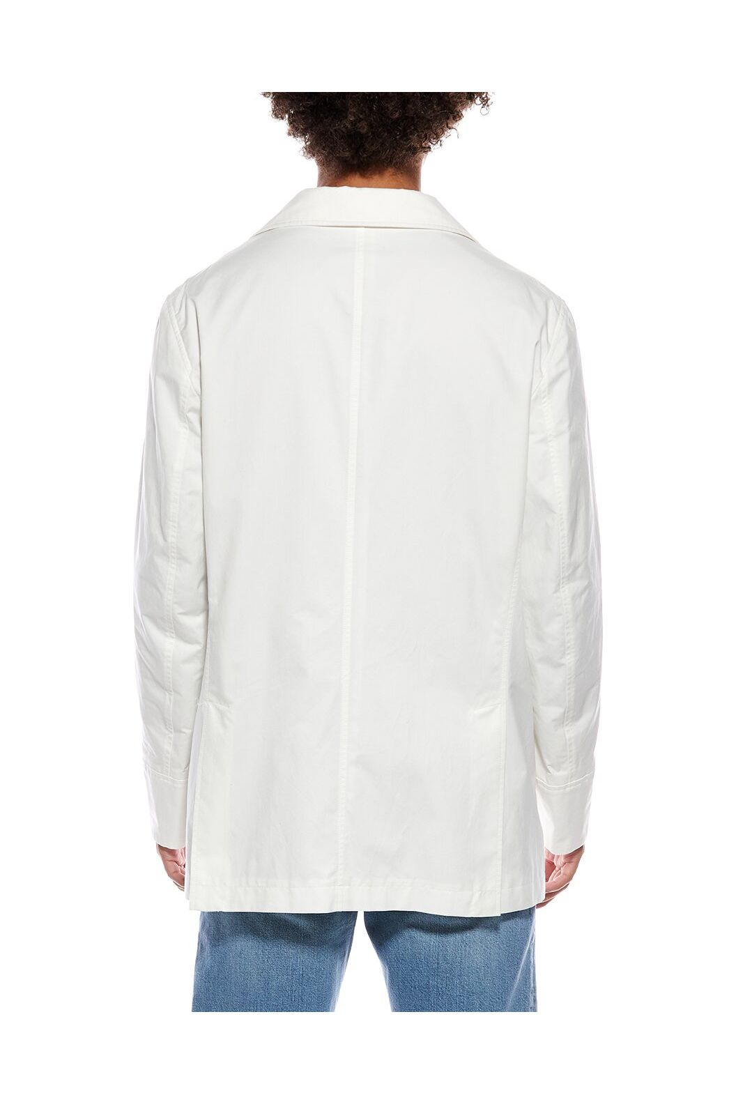 Brunello Cucinelli Men's Off White Double Breasted Jacket