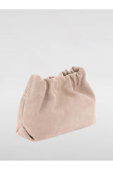 Brunello Cucinelli Women's Sabbia Suede Gathered Clutch Bag