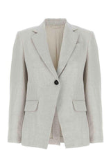 Women's Gesso Linen Cotton Tailored Blazer