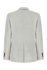Women's Gesso Linen Cotton Tailored Blazer