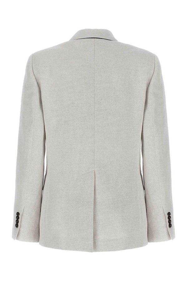 Women's Gesso Linen Cotton Tailored Blazer