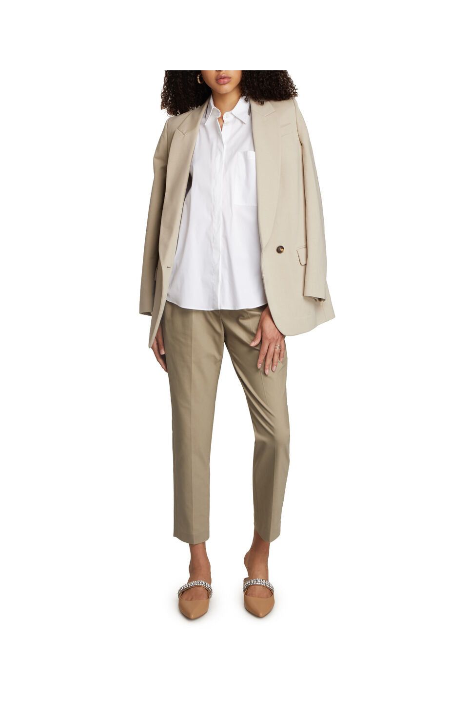Women's Rockweed Cotton Tapered Trousers Elastic Waist