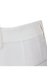 Women's Off White Tailored Slim Trousers