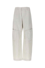 Women's Gesso Cotton Linen Wide Leg Trousers