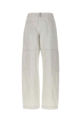 Women's Gesso Cotton Linen Wide Leg Trousers