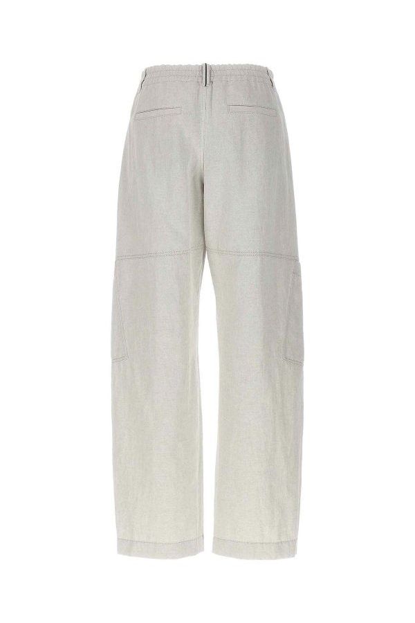 Women's Gesso Cotton Linen Wide Leg Trousers