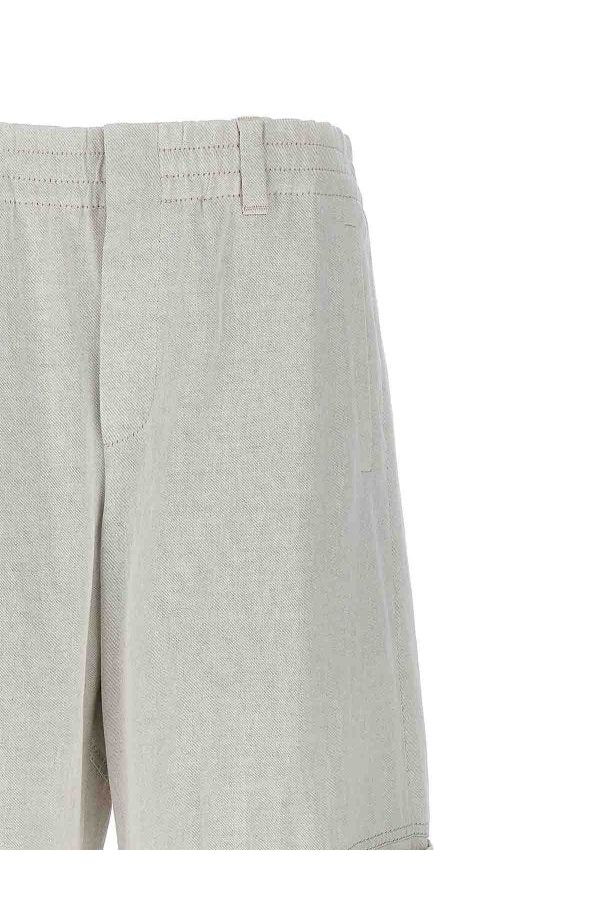 Women's Gesso Cotton Linen Wide Leg Trousers