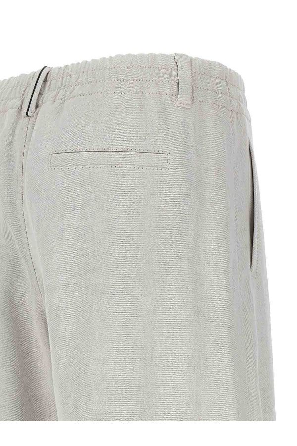Women's Gesso Cotton Linen Wide Leg Trousers
