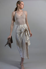 Women's Off White Stretch Tank Top