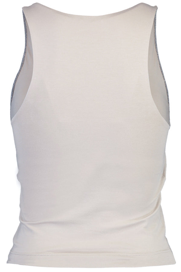 Women's Off White Stretch Tank Top