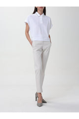 Women's White Boxy Cotton Shirt