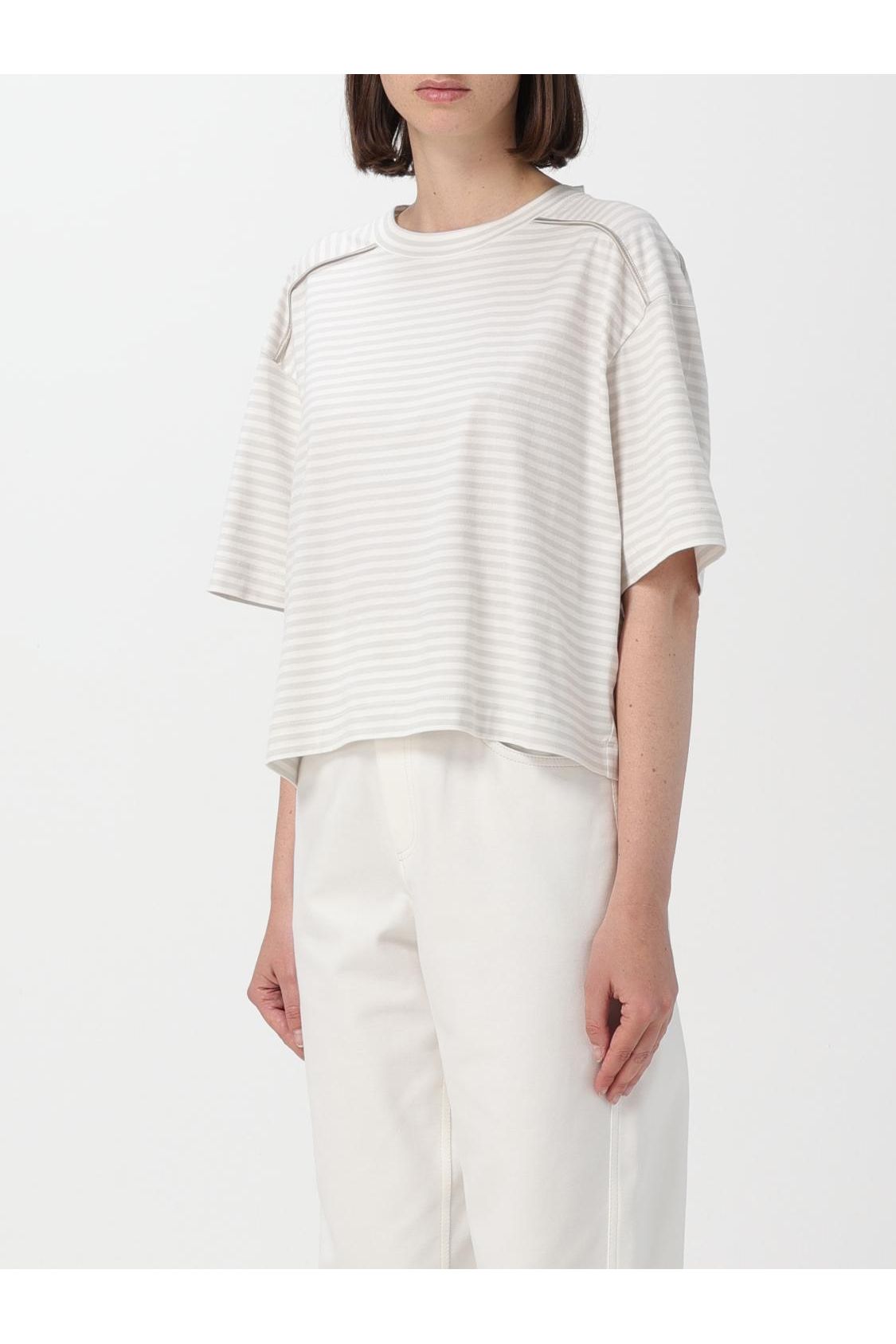 Women's Light Beige Boxy Shirt