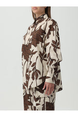 Women's Panama Tobacco Floral Print Shirt
