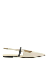 Women's Rugiada Leather Pointed Slingback Flats