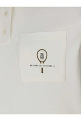 Brunello Cucinelli Women's White Cotton Polo Dress
