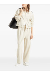 Brunello Cucinelli Women's Off White Zip Jacket