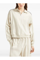 Brunello Cucinelli Women's Off White Zip Jacket