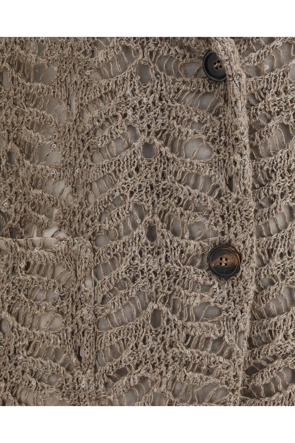 Brunello Cucinelli Women's Light Brown Linen Blazer