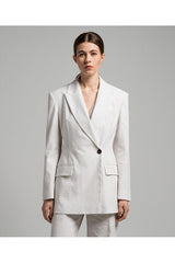 Women's Off White Tailored Blazer