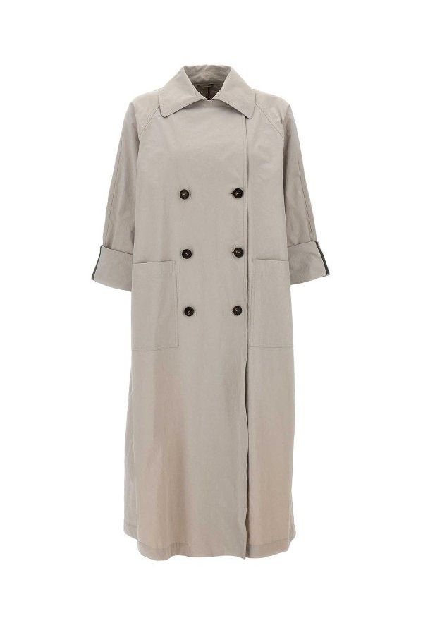 Women's Light Beige Oversized Coat