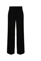 Women's Black Wide Leg Trousers