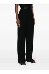 Women's Black Wide Leg Trousers