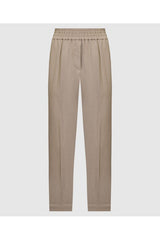 Women's Light Brown Relaxed Trousers