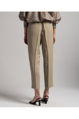 Women's Light Brown Relaxed Trousers