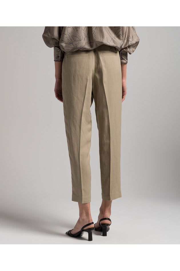 Women's Light Brown Relaxed Trousers