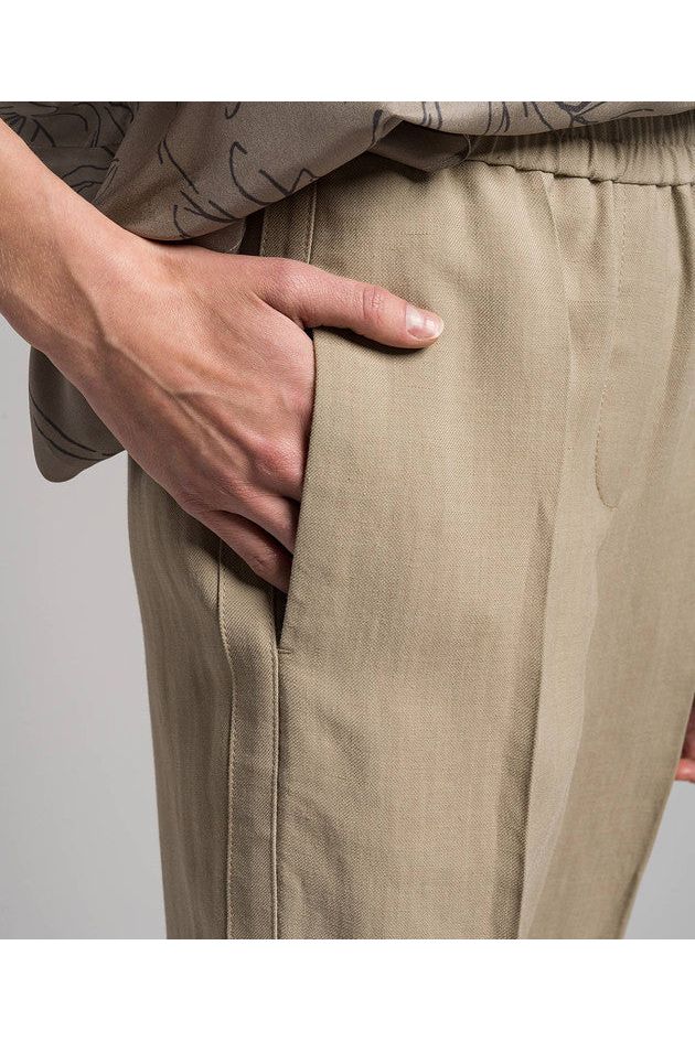 Women's Light Brown Relaxed Trousers